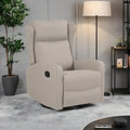 Fauteuil inclinable pivotant à bascule pour salon, pivotant à 360 degrés, fauteuil inclinable moderne réglable avec support lombaire