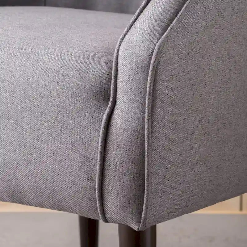 Fauteuil club en tissu capitonné - 27,00 L x 28,75 P x 30,50 H