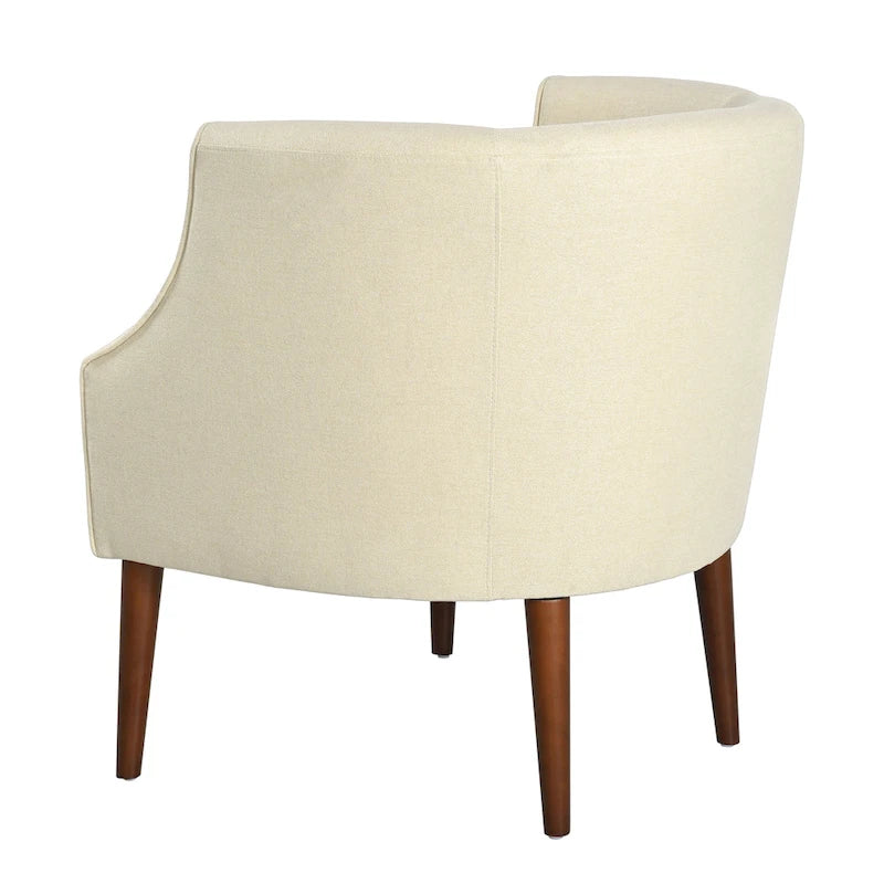 Fauteuil club en tissu capitonné - 27,00 L x 28,75 P x 30,50 H