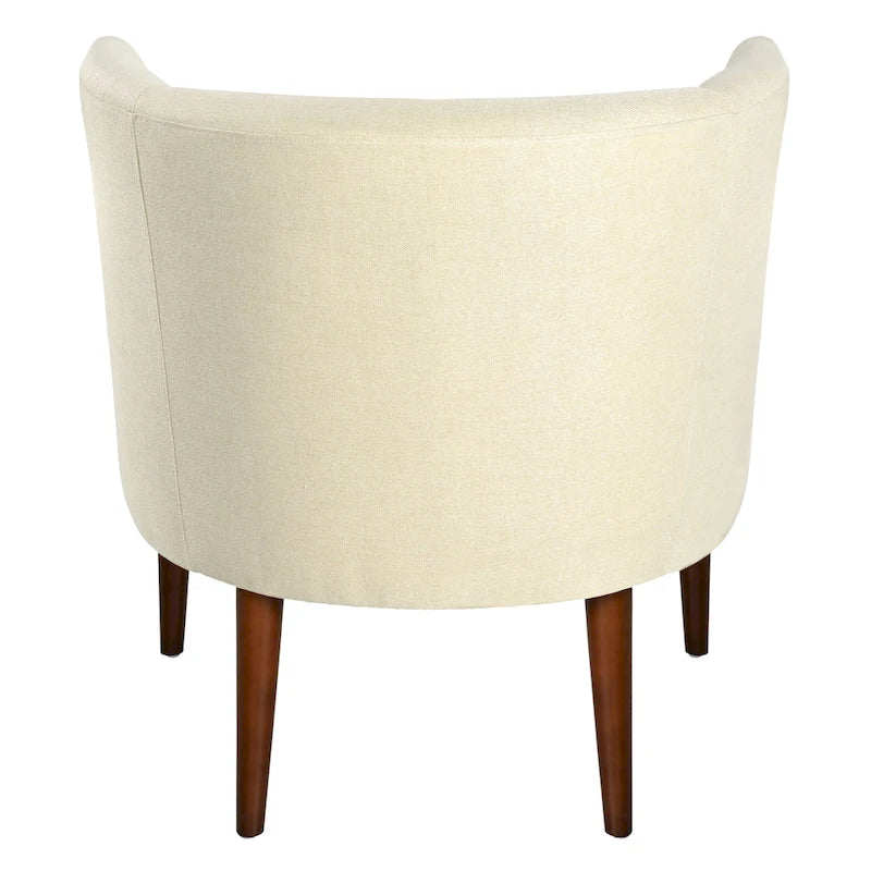 Fauteuil club en tissu capitonné - 27,00 L x 28,75 P x 30,50 H