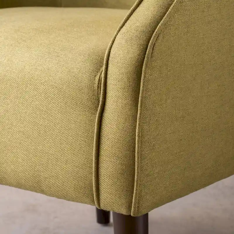 Fauteuil club en tissu capitonné - 27,00 L x 28,75 P x 30,50 H