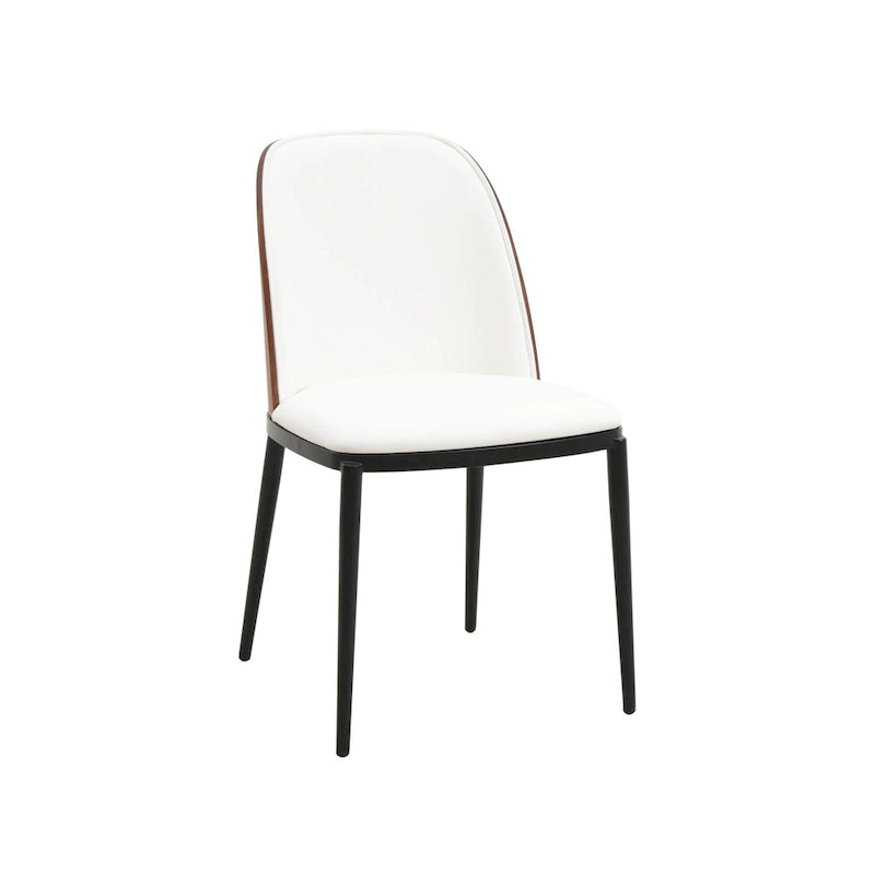 Chaise de salle à manger avec assise et dossier rembourrés