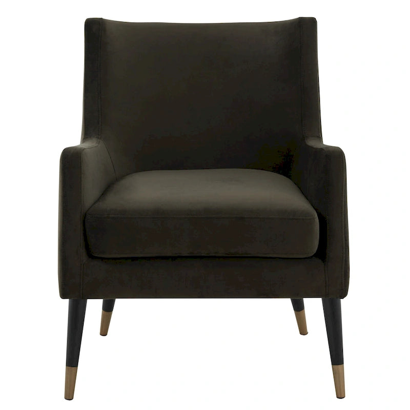 Velvet Arm Chair - 28 W x 29.9 D x 35.4 H - 28Wx30Dx35H