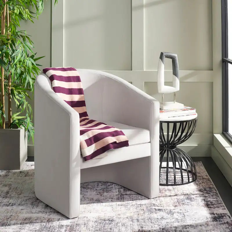 Barrel Back Accent Chair (Fully Assembled) - W24 x D24 x H30 - 24Wx24Dx30H