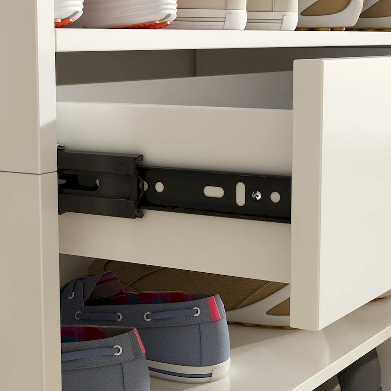 Étagère à chaussures multicouche Meuble de rangement pour entrée Meuble à chaussures peu encombrant