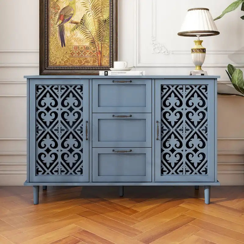 2 Door 3 Drawer Cabinet, Suitable for Bedroom, Living Room, Study