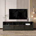 Meuble TV moderne et minimaliste de 80 pouces, avec casier ouvert