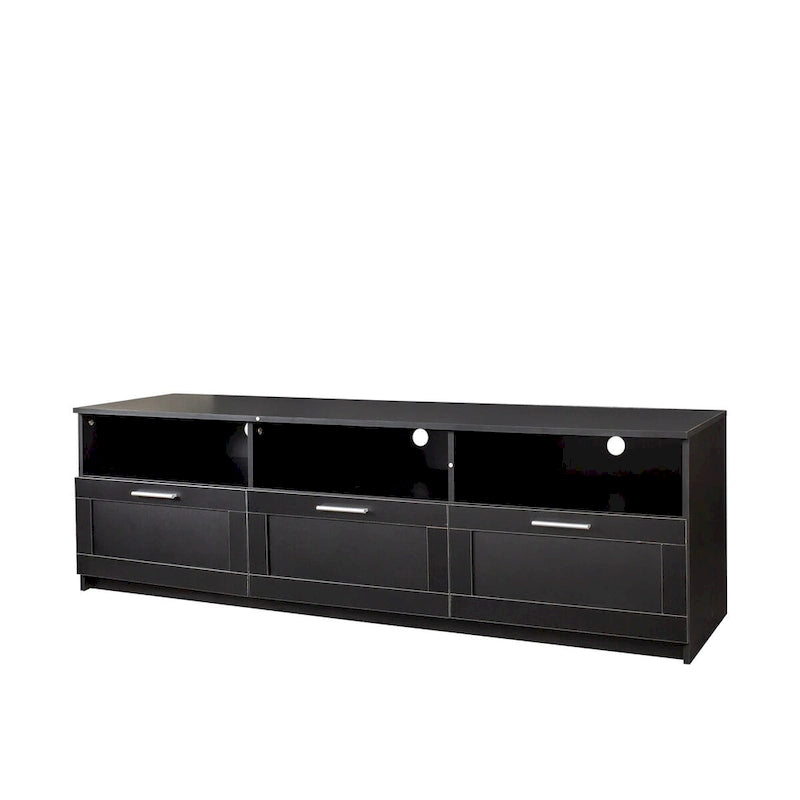 Modern Minimalist TV Cabinet 80 Inch TV Stand, Open Locker