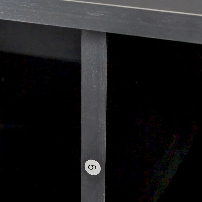 Meuble TV moderne et minimaliste de 80 pouces, avec casier ouvert