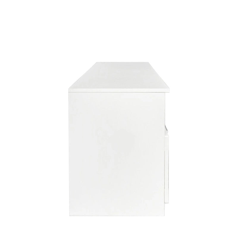 Meuble TV moderne et minimaliste de 80 pouces, avec casier ouvert