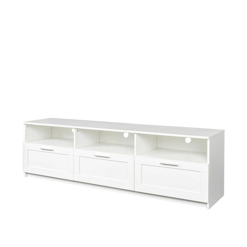 Meuble TV moderne et minimaliste de 80 pouces, avec casier ouvert