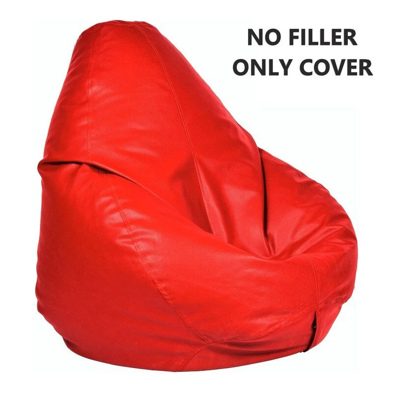 Leatherette Bean Bag Cover, Filling Not Included, Ideal for Children and Teenagers