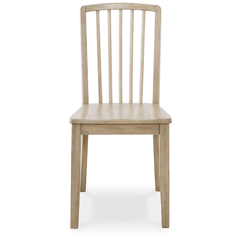 Light Brown Dining Chair - 17W x 21D x 38H