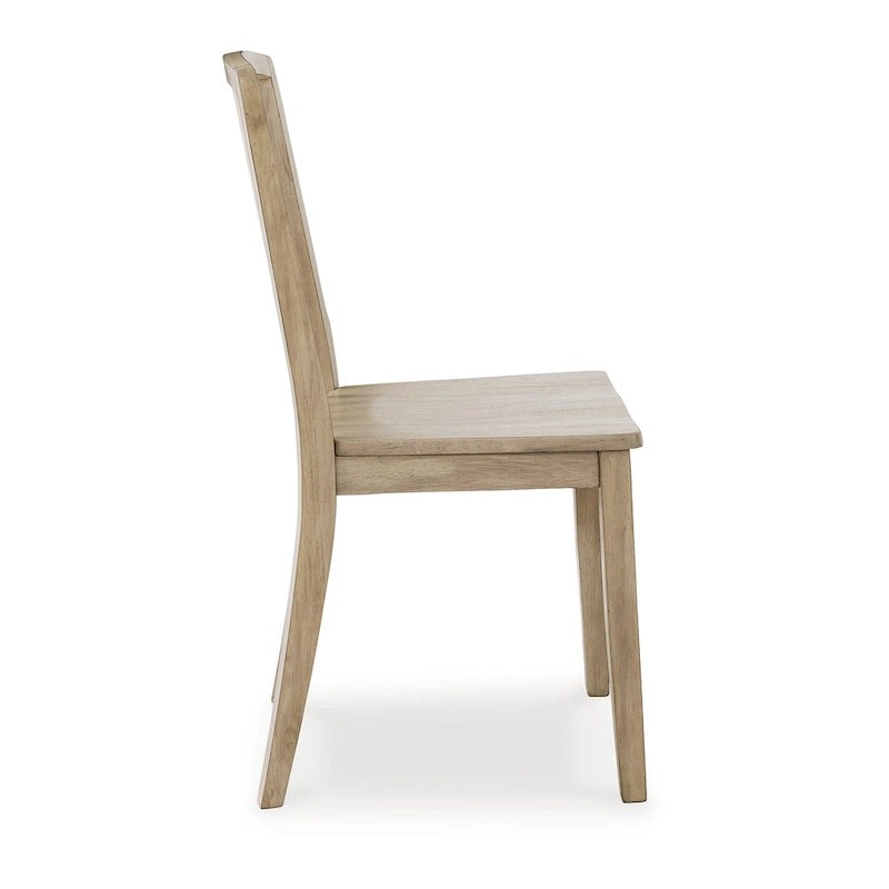 Light Brown Dining Chair - 17W x 21D x 38H