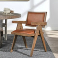 Fauteuil en cuir pleine fleur