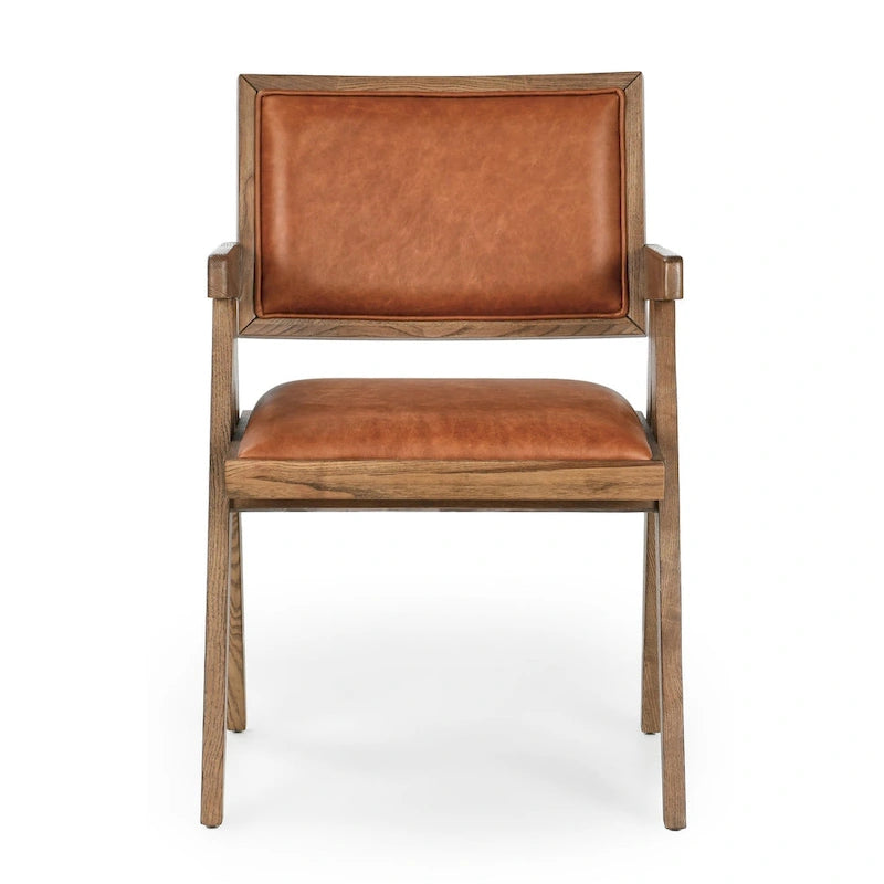 Fauteuil en cuir pleine fleur