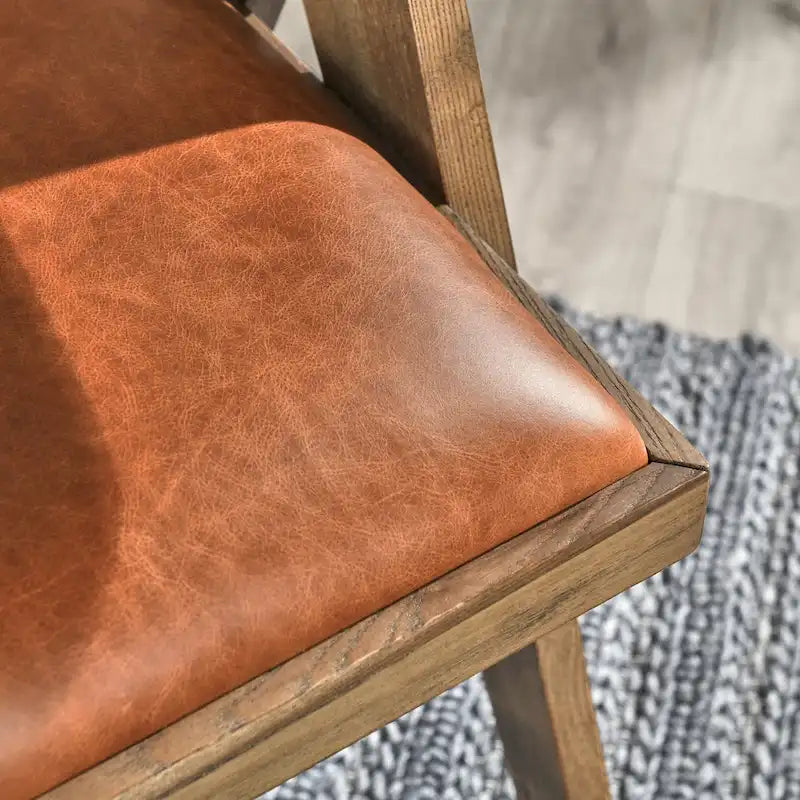 Fauteuil en cuir pleine fleur